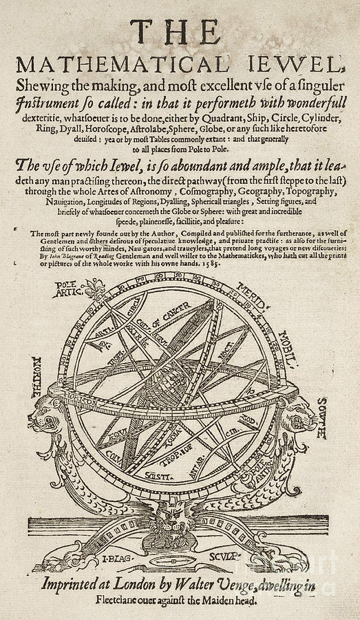 Mathematical Jewel, Blagrave Astrolabe Photograph by Folger Shakespeare Library