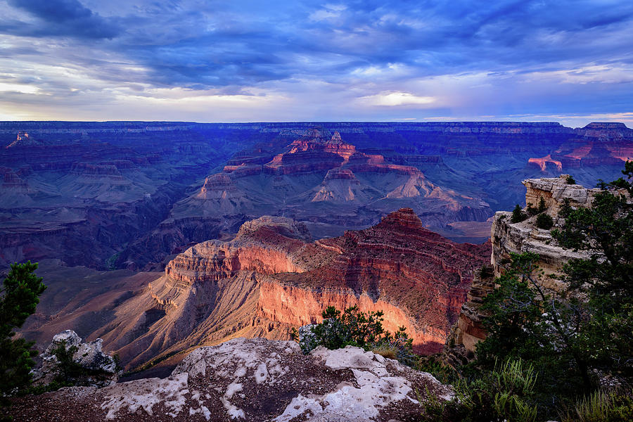 Mather Point Sunset - Grand Canyon Arizona Photograph by Jon Berghoff ...