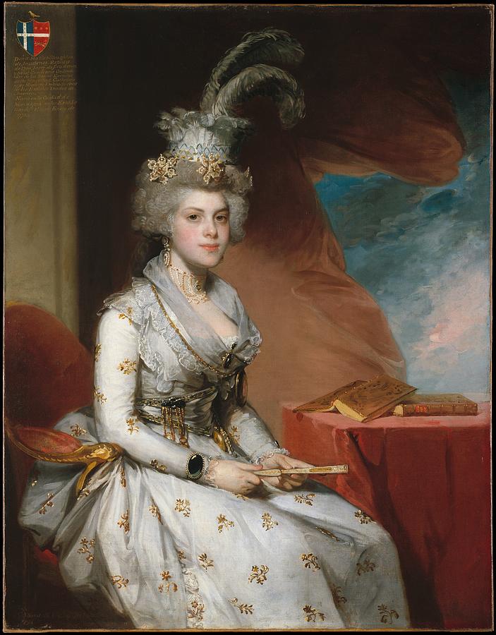 Matilda Stoughton de Jaudenes Painting by Gilbert Stuart