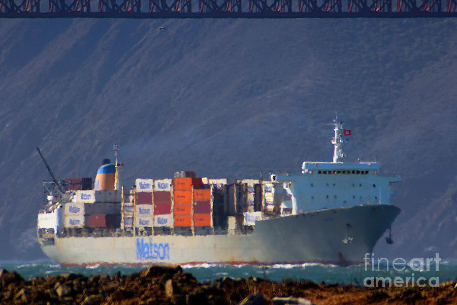 Matson, Containership, San Francisco, California Photograph by Wernher Krutein