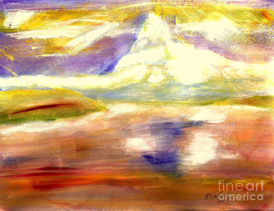 Switzerland Painting - Matterhorn 11 by Richard W Linford