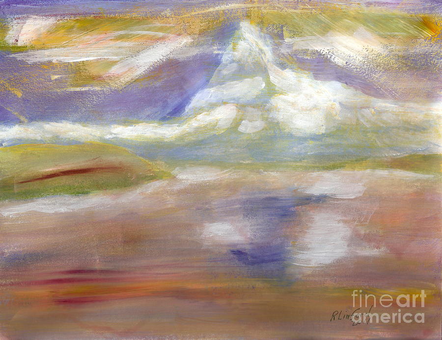Matterhorn 14 Painting by Richard W Linford