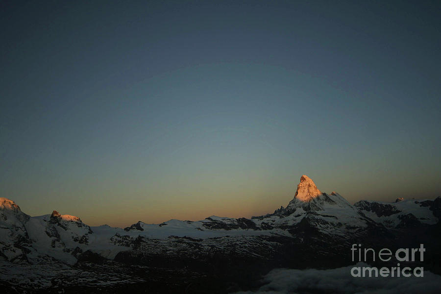 Matterhorn at sunrise Photograph by Christine Amstutz