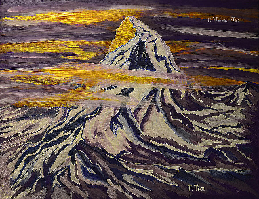 Matterhorn Dream Painting by Felicia Tica
