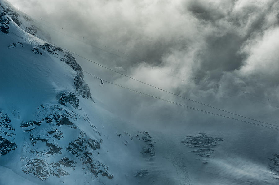 Matterhorn Glacier Paradise Cable Car Photograph by Brenda Jacobs