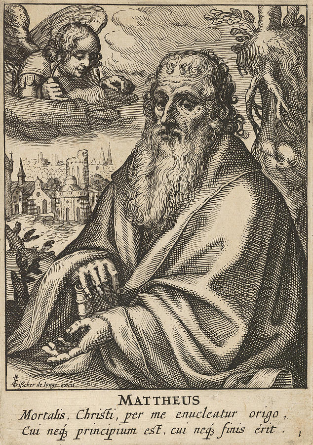 Matthew from The Four Evangelists Drawing by Pieter Feddes van Harlingen