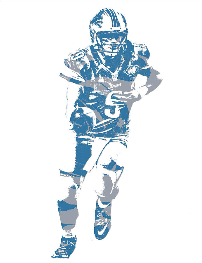 Matthew Stafford Detroit Lions Pixel Art 21 Poster by Joe Hamilton - Fine  Art America