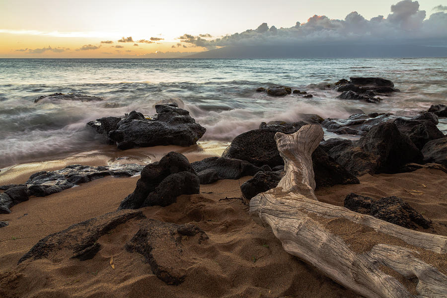 Maui Beach Sunset Photograph by John Daly