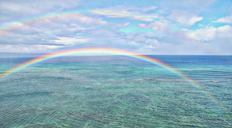 Maui Double Rainbow Photograph by Kirsten Giving