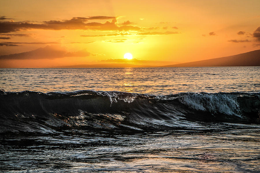 Sunset Photograph - Maui, HI by Ashley Perlstein