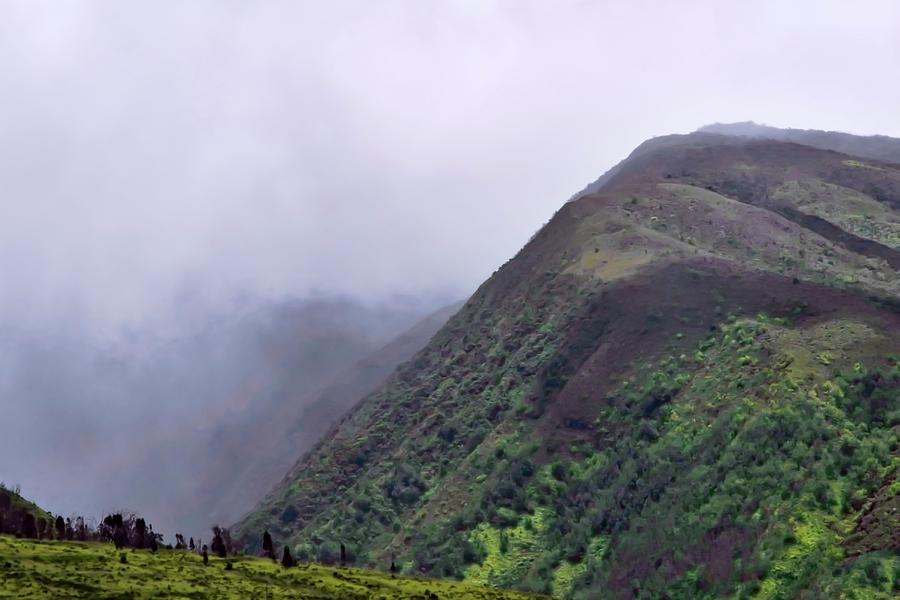 Mountain Photograph - Maui Mountain Mists by Kirsten Giving