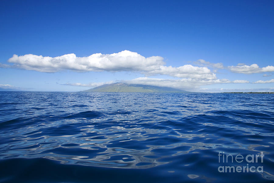 Beach Photograph - Maui mountains by Ron Dahlquist - Printscapes