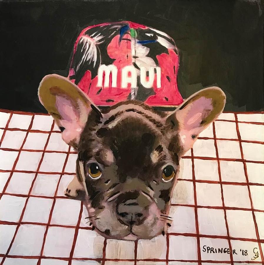 Maui Puppy Painting by Gary Springer