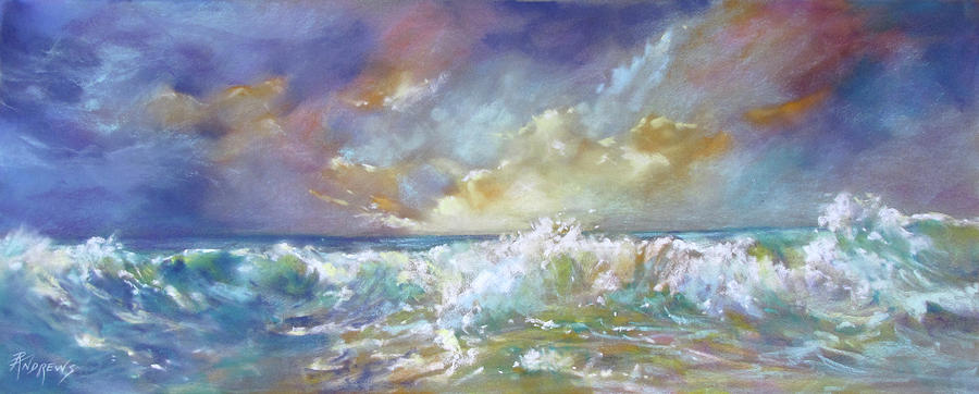 Maui Riptide Painting by Rae Andrews