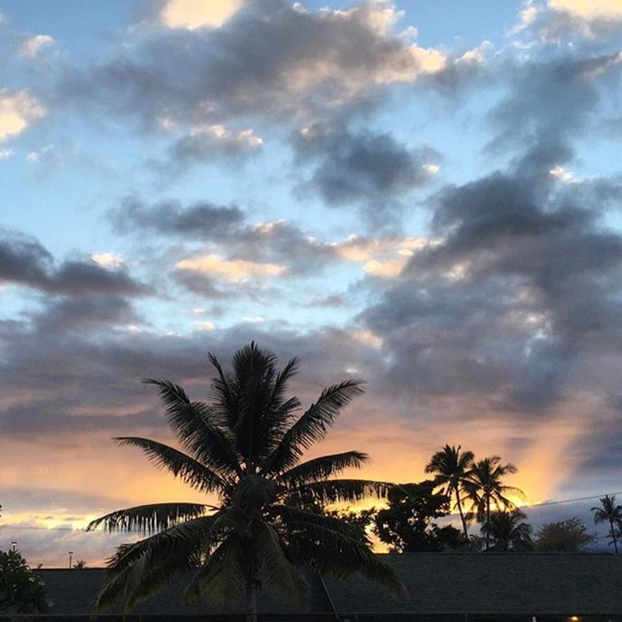 Maui Photograph - #maui Sunset Tonight. Lucky We Live by Darice Machel McGuire