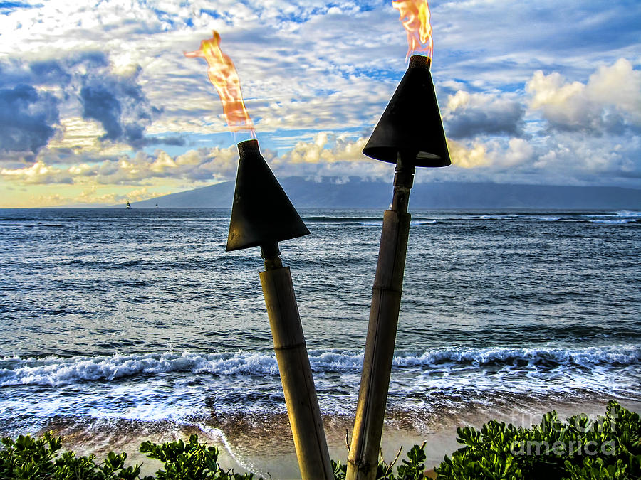 Maui Tiki Torch Photograph by Baywest Imaging