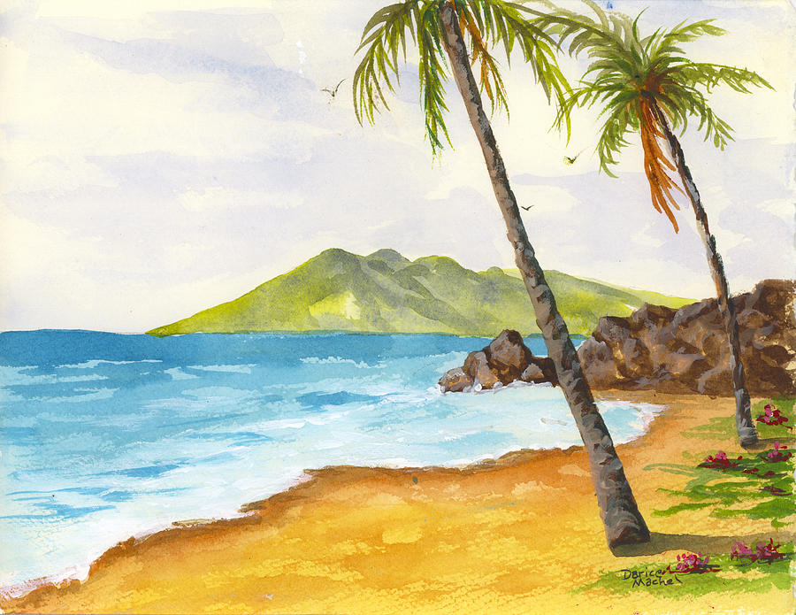 Maui View Painting by Darice Machel McGuire