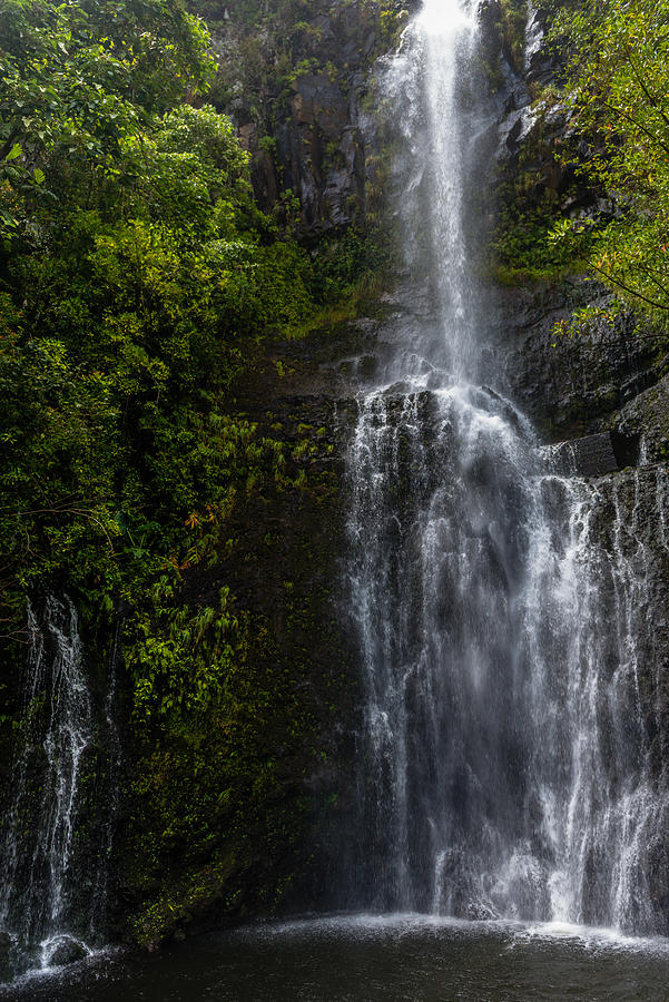 Maui Waterfall Photograph by Chuck Jason