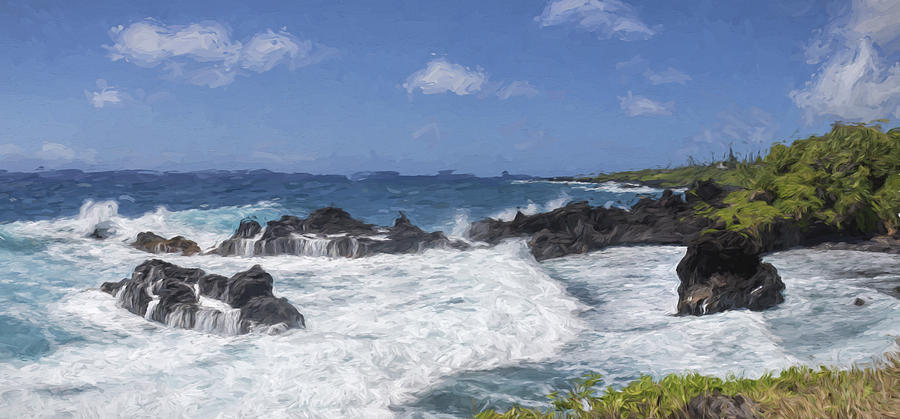 Nature Digital Art - Maui Waters II by Jon Glaser