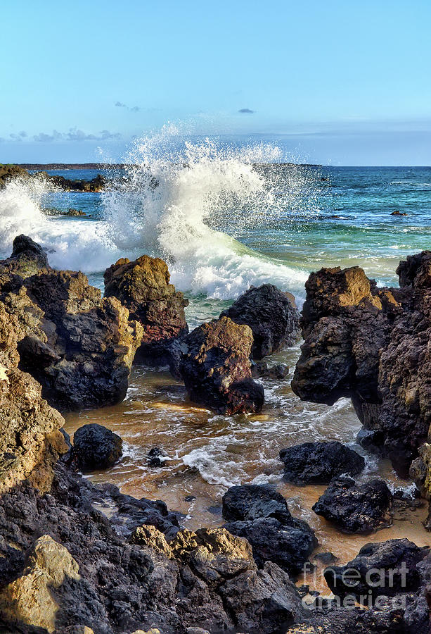 Maui Wave Crash Photograph by Eddie Yerkish