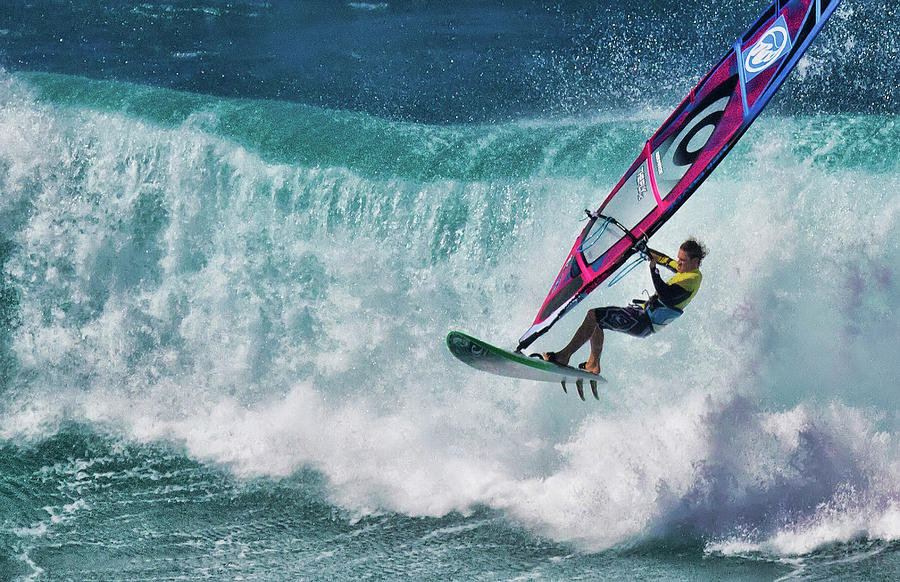 Maui Windsurfing Pro Photograph by Waterdancer 