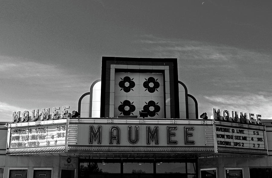 Maumee Theater Marquee II Photograph by Michiale Schneider