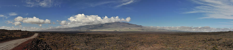 Mauna Kea from Mauna Loa 1 Photograph by Jason Chu