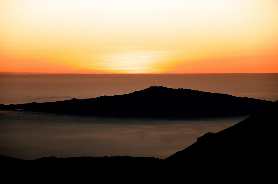 Mauna Kea Sunset Photograph by Jennifer Ancker