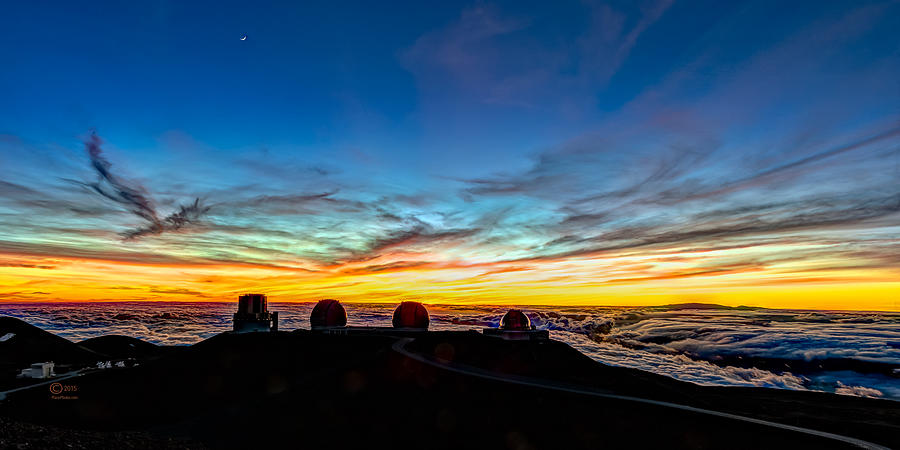 Sunset Photograph - Mauna Kea Sunset by Jim Thompson