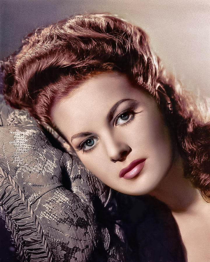 Maureen O'hara - The Portrait Digital Art by Darlanne