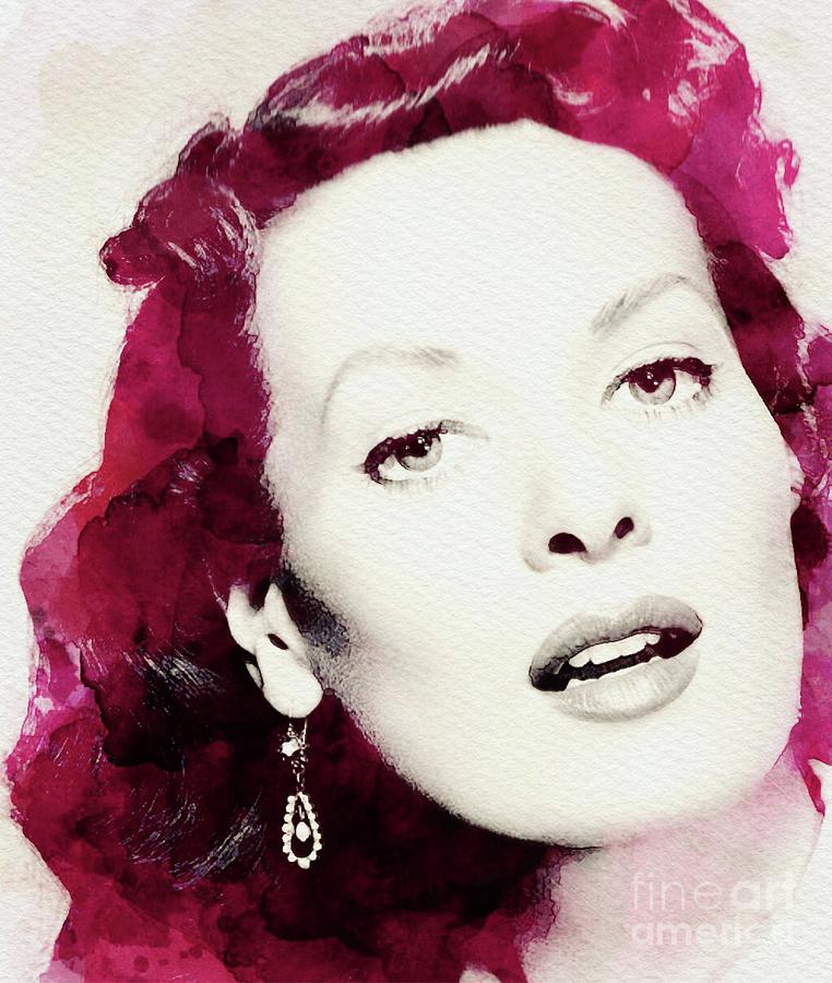 Maureen O'Hara, Vintage Actress Digital Art by Esoterica Art Agency ...