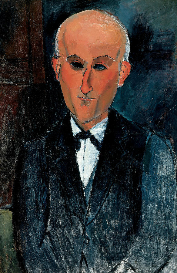 Max Jacob Painting by Amedeo Modigliani