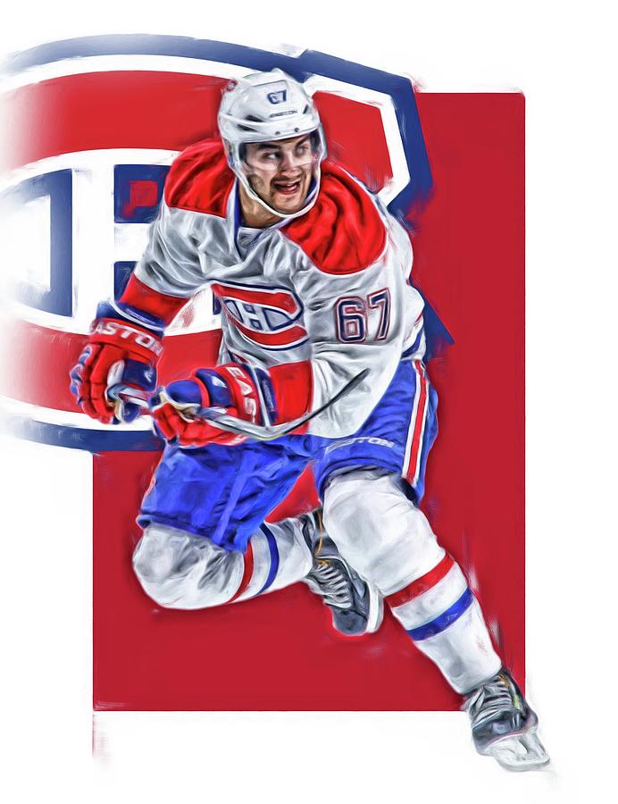 Max Pacioretty MONTREAL CANADIENS OIL ART Mixed Media by Joe Hamilton ...