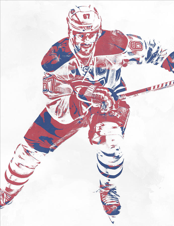 Max Pacioretty MONTREAL CANADIENS PIXEL ART 5 Mixed Media ...