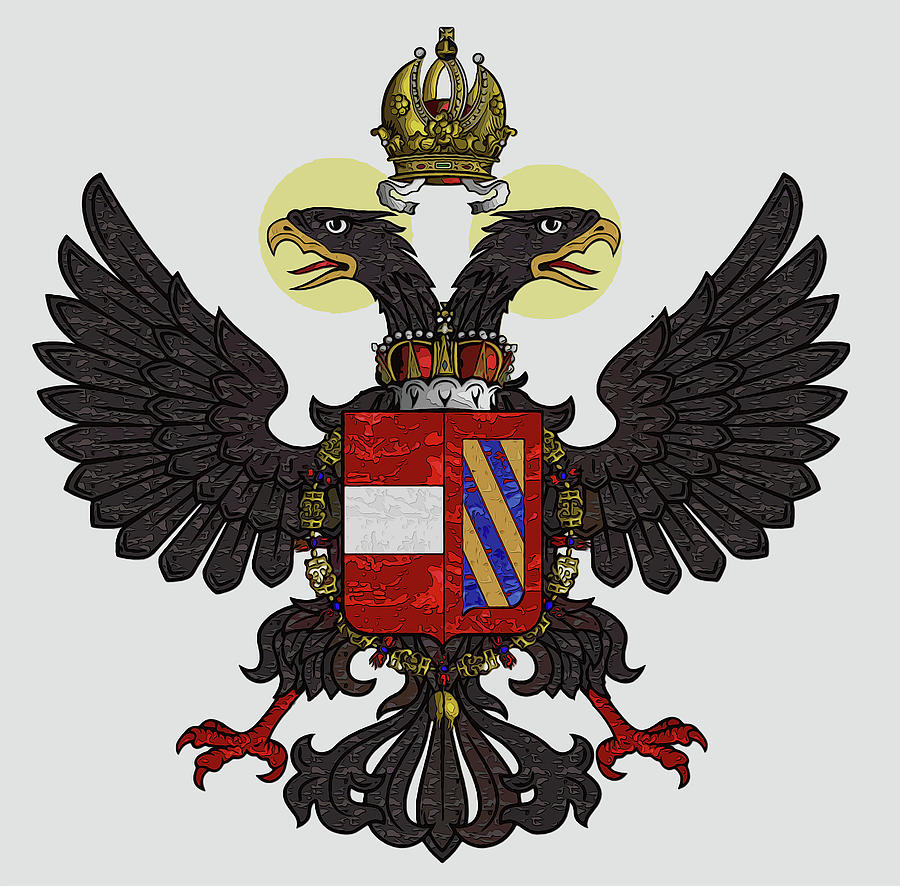 Maximilian I - Coat of Arms  Painting by AM FineArtPrints