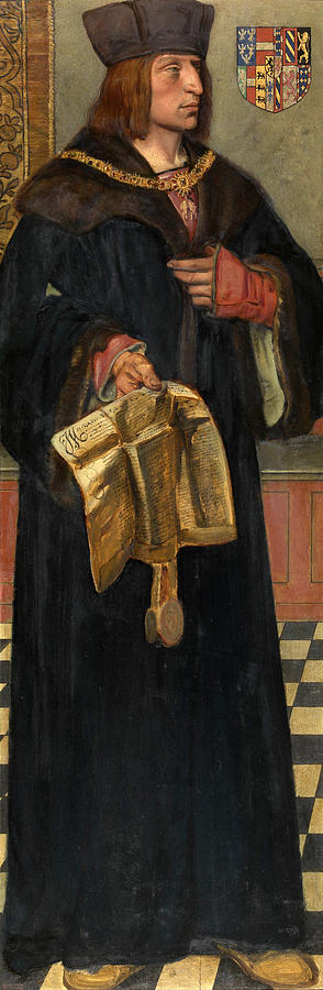 Maximilian I Holy Roman Emperor Painting by Hendrik Jan August Leys