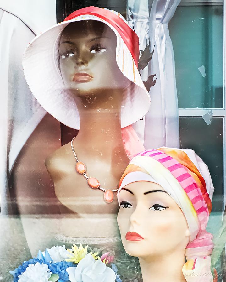 Maxine and Vivian Window Display Mannequins Photograph by Melissa Bittinger