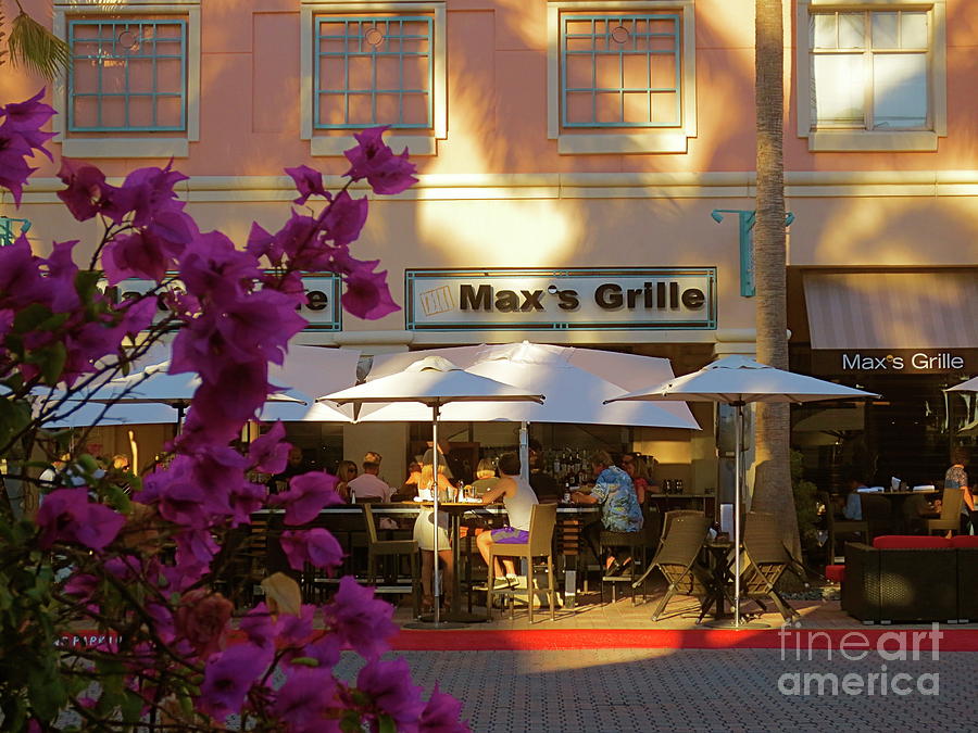 Maxs Cafe in Mizner Park. Boca Raton, Fl Photograph by Robert Birkenes