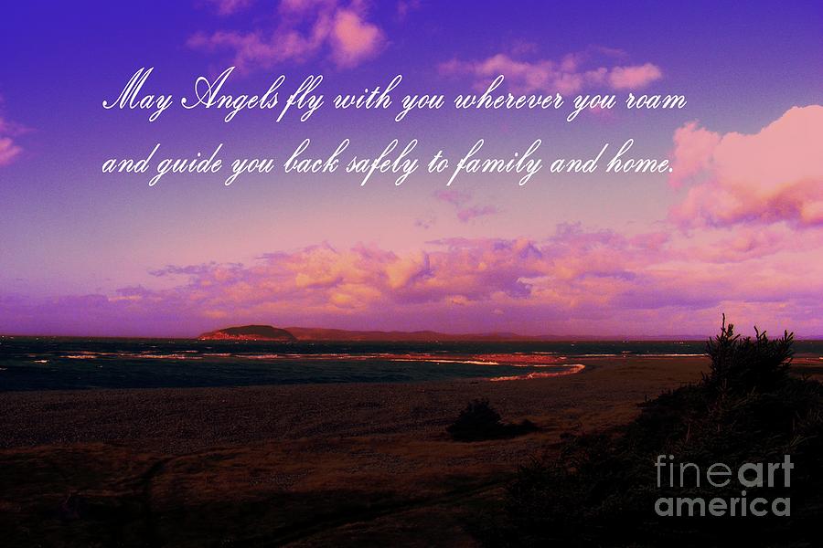 May Angels Fly With You Photograph by Barbara A Griffin