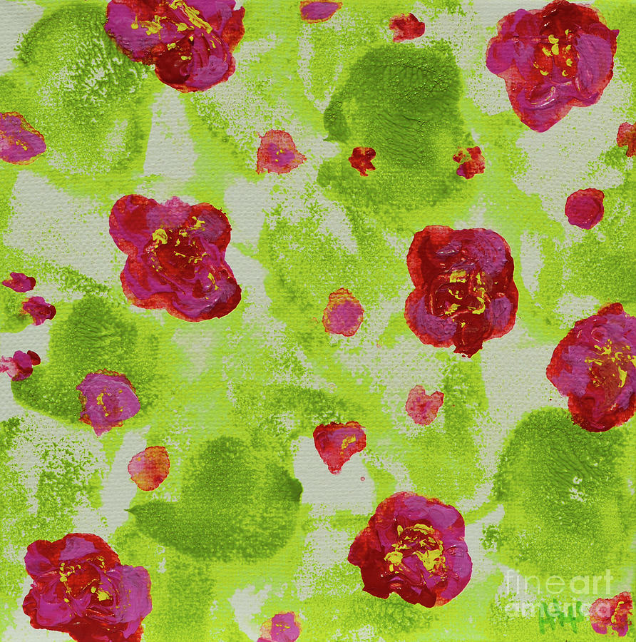 May Flowers Painting by Alys Caviness-Gober