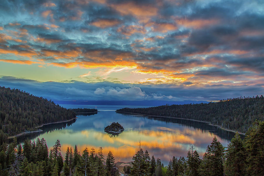 May Sunrise at Emerald Bay Photograph by Marc Crumpler