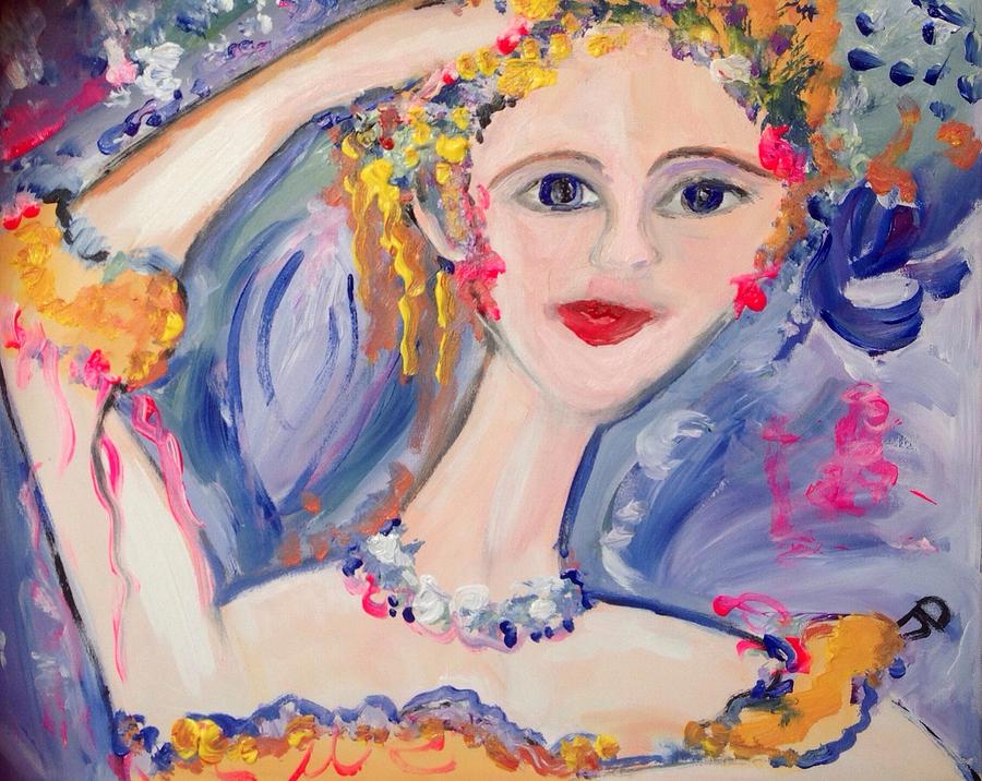 May the ballerina  Painting by Judith Desrosiers
