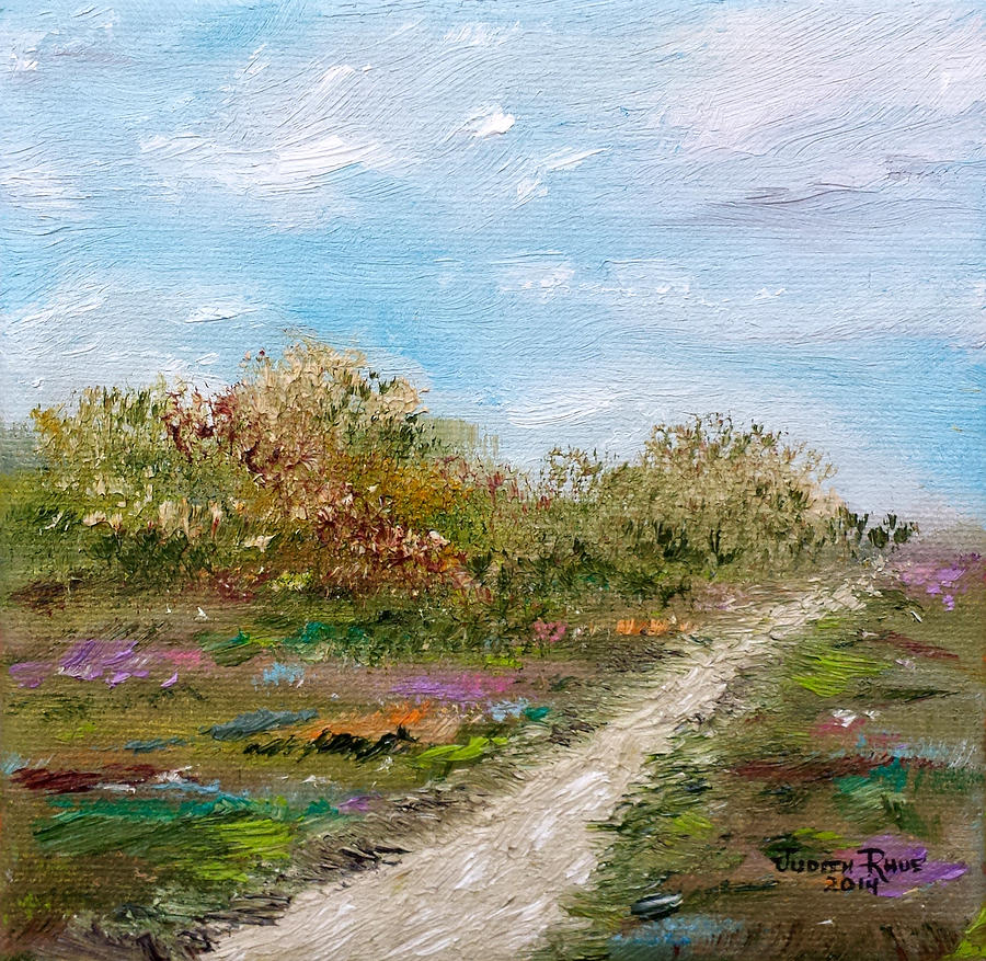May The Road Rise Up To Meet You Painting by Judith Rhue