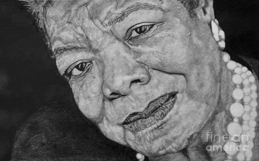 Sketch Book Portrait of Maya Angelou on Behance
