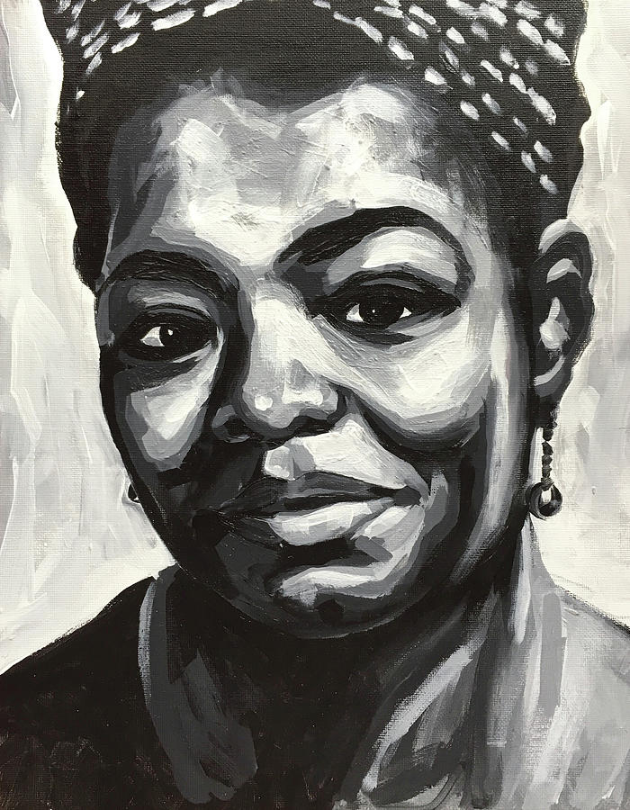 Maya Angelou Painting by Seamas Culligan