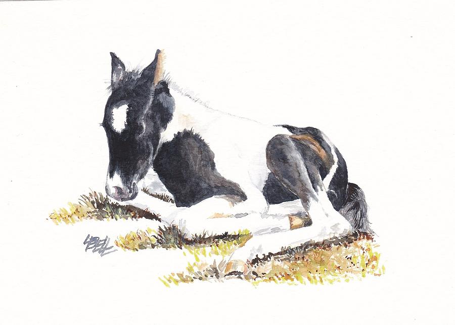 Maya Resting Painting by Leonie Bell