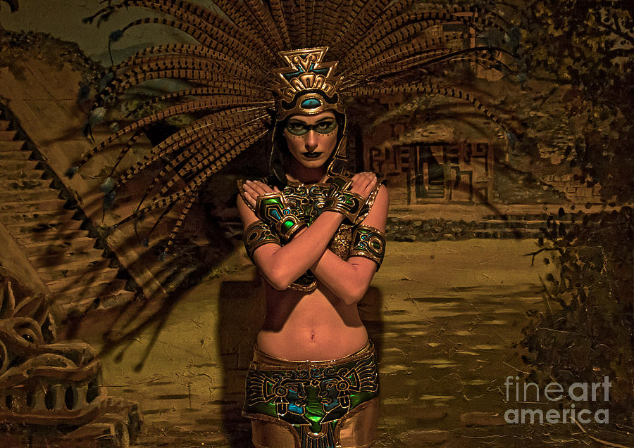 Mayan Goddess Photograph by Sad Hill - Bizarre Los Angeles Archive