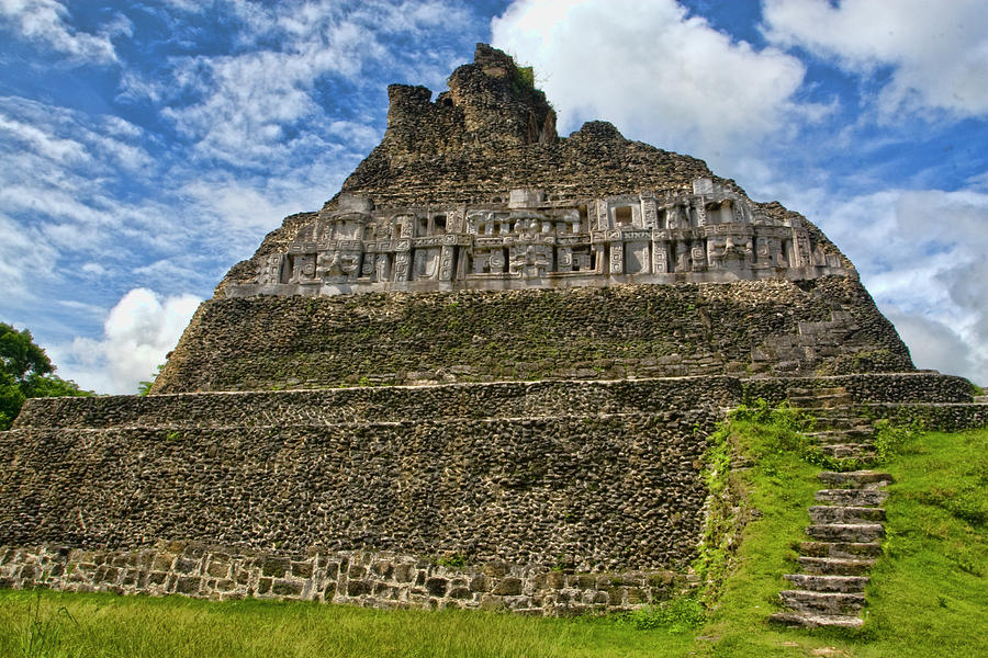 Mayan Temple Belize Photograph by Waterdancer