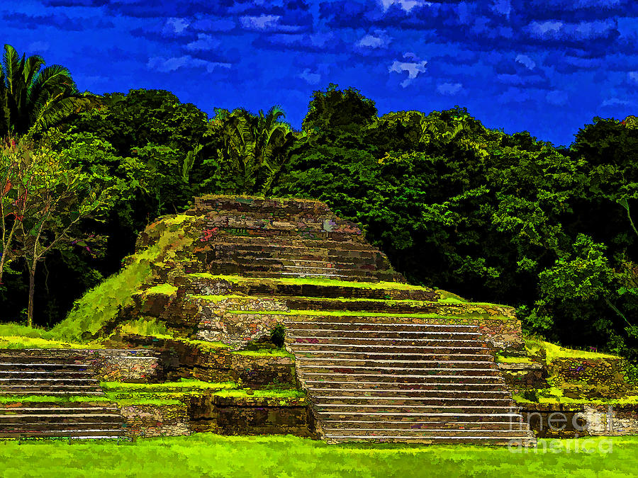 Mayan Temple Photograph by Ken Frischkorn