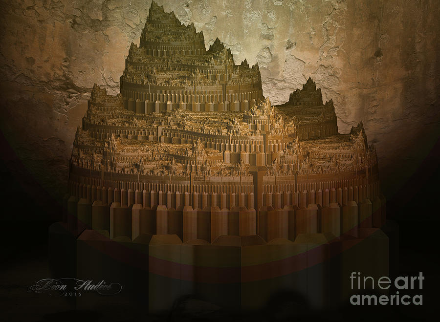 Mayan Temple Digital Art by Melissa Messick